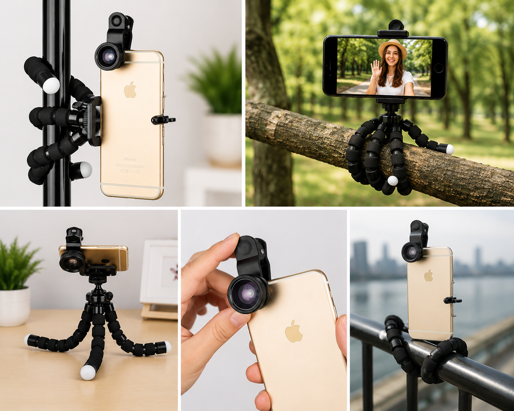 Flexible Tripod Mini Universal Octopus Leg